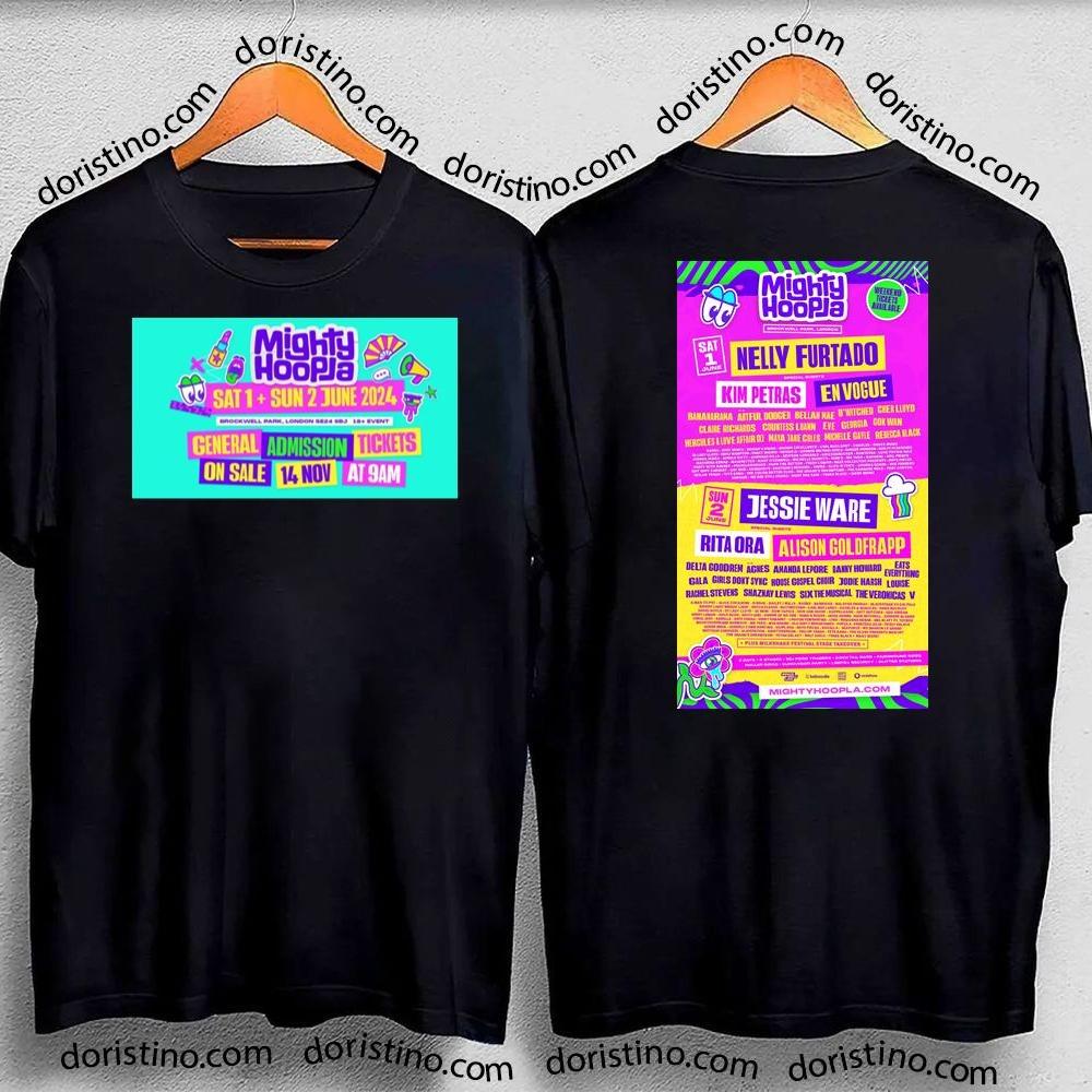 Mighty Hoopla 2024 Double Sides Tshirt