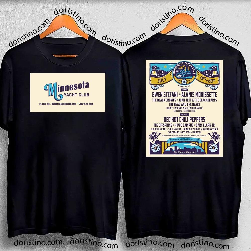 Minnesota Yacht Club Festival 2024 Double Sides Tshirt