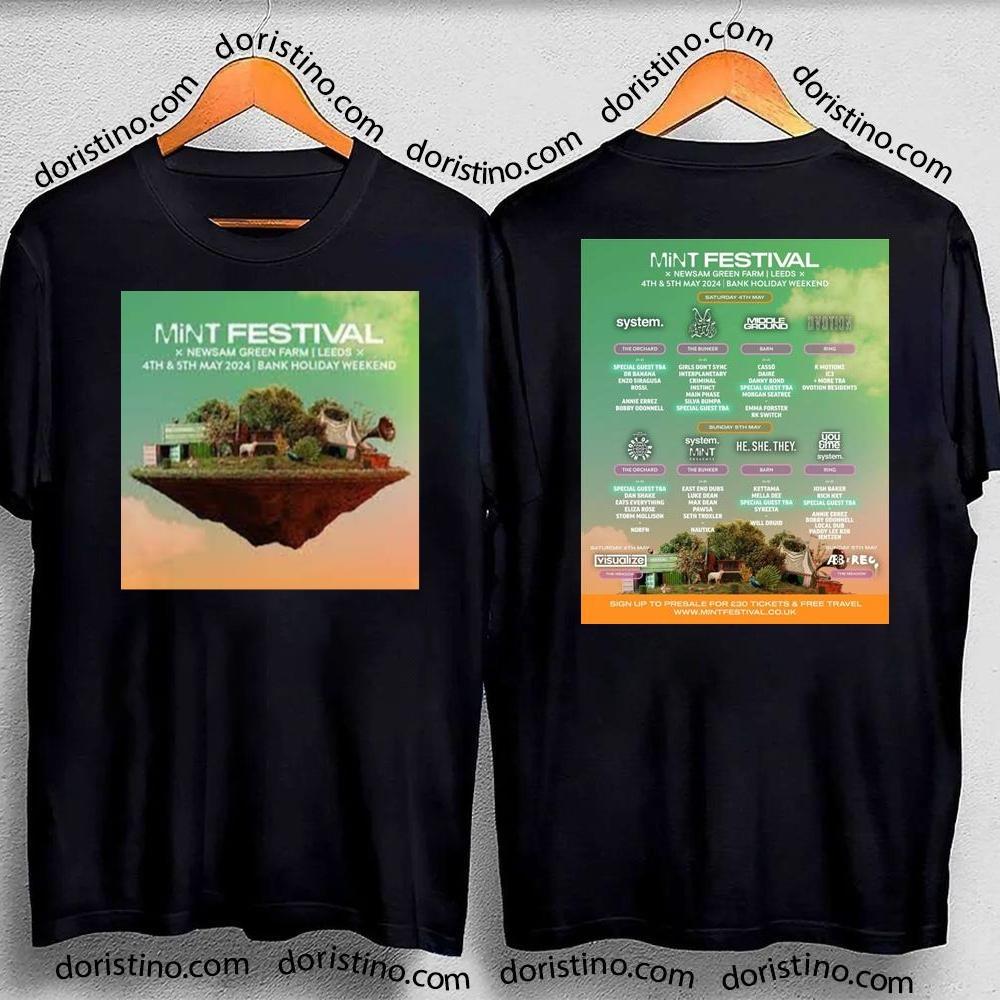 Mint Festival 2024 Double Sides Tshirt