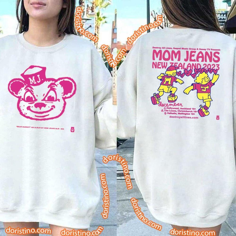 Mom Jeans New Zealand December 2023 Double Sides Awesome Shirt