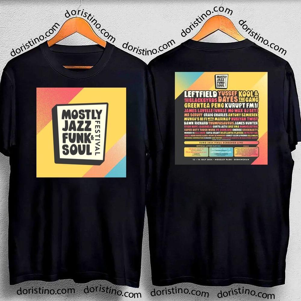 Mostly Jazz Funk Soul Festival 2024 Double Sides Shirt