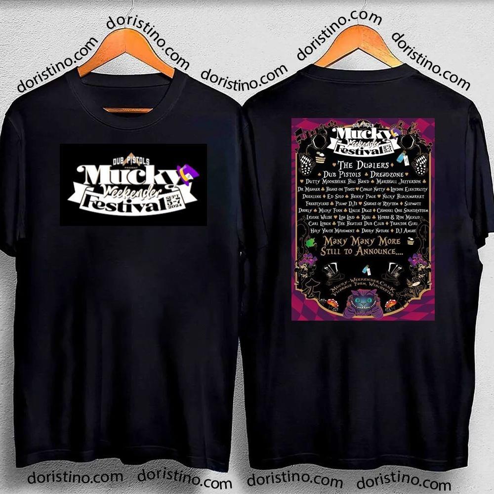 Mucky Weekender Festival 2024 Double Sides Shirt