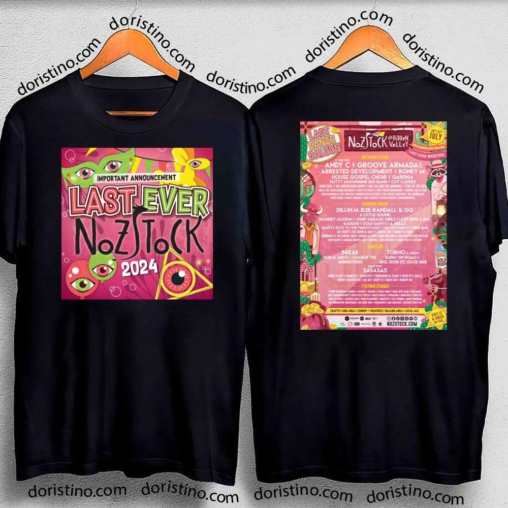 Nozstock The Hidden Valley 2024 Double Sides Awesome Shirt