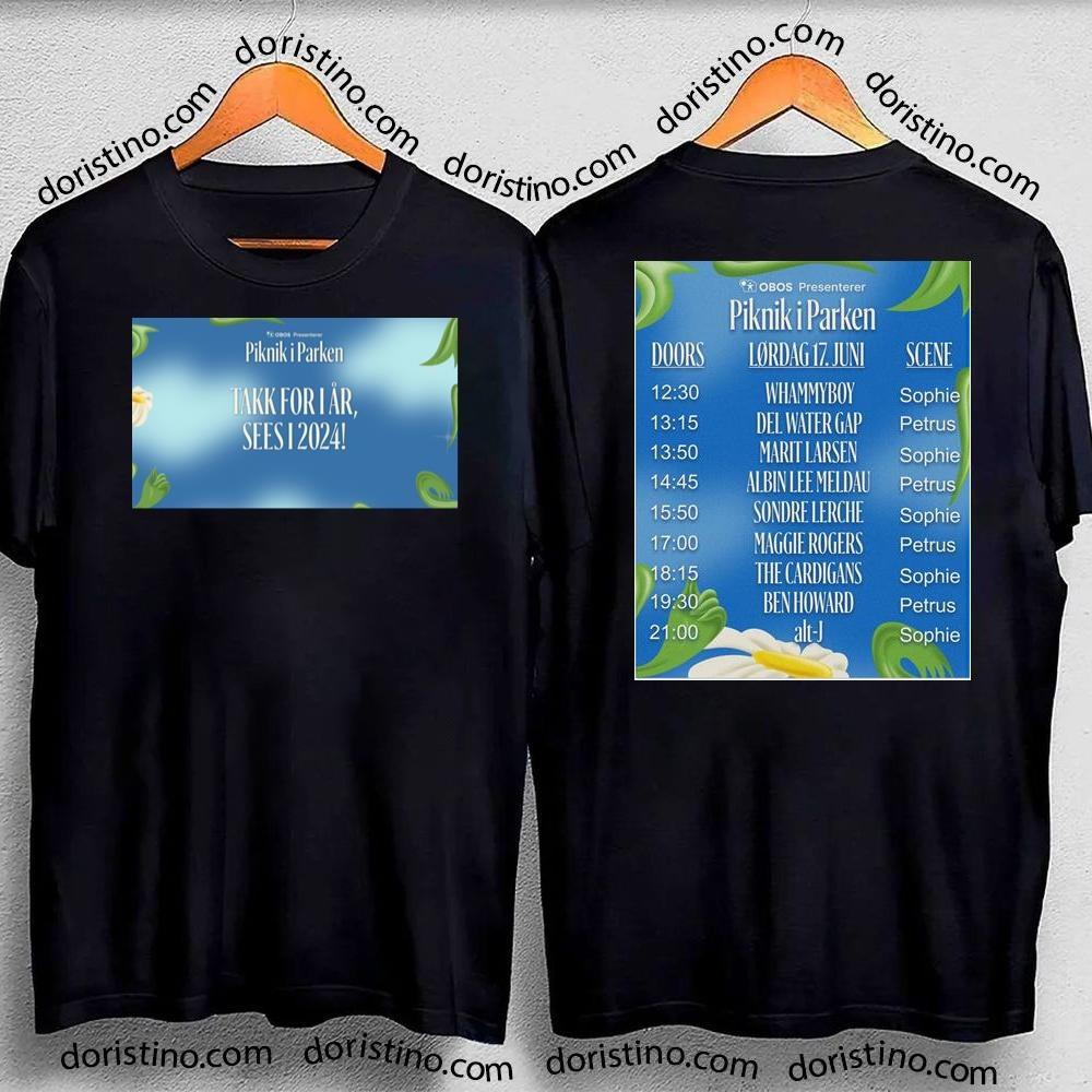 Piknik I Parken Pip 2024 Double Sides Awesome Shirt