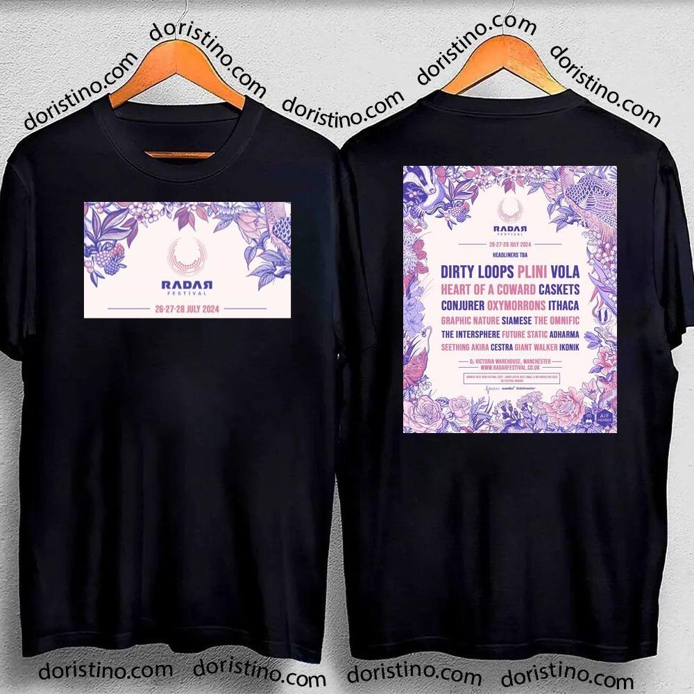 Radar Festival 2024 Double Sides Tshirt