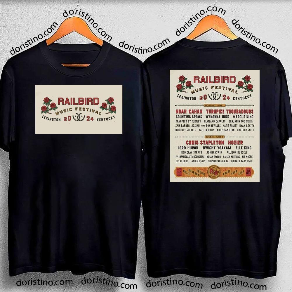 Railbird Festival 2024 Double Sides Tshirt