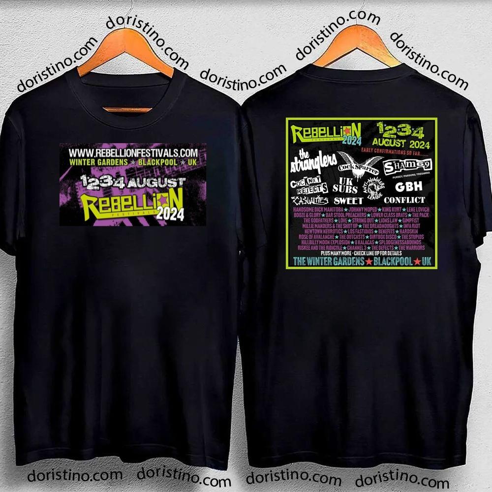 Rebellion Festival 2024 Double Sides Tshirt