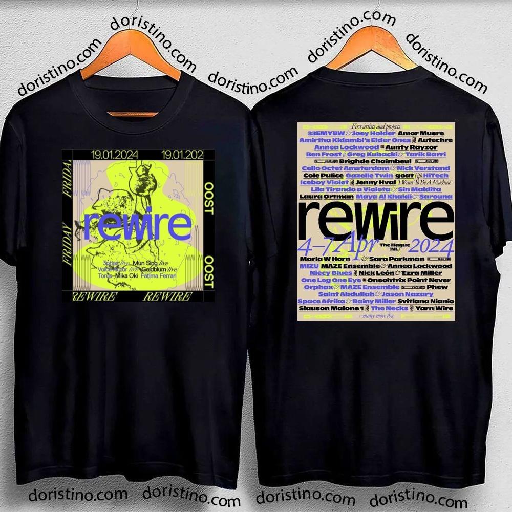 Rewire Festival 2024 Double Sides Shirt