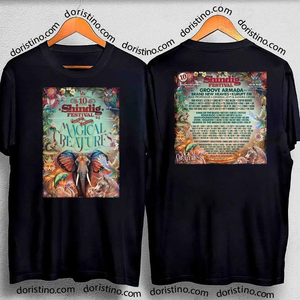 Shindig Festival 2024 Double Sides Awesome Shirt