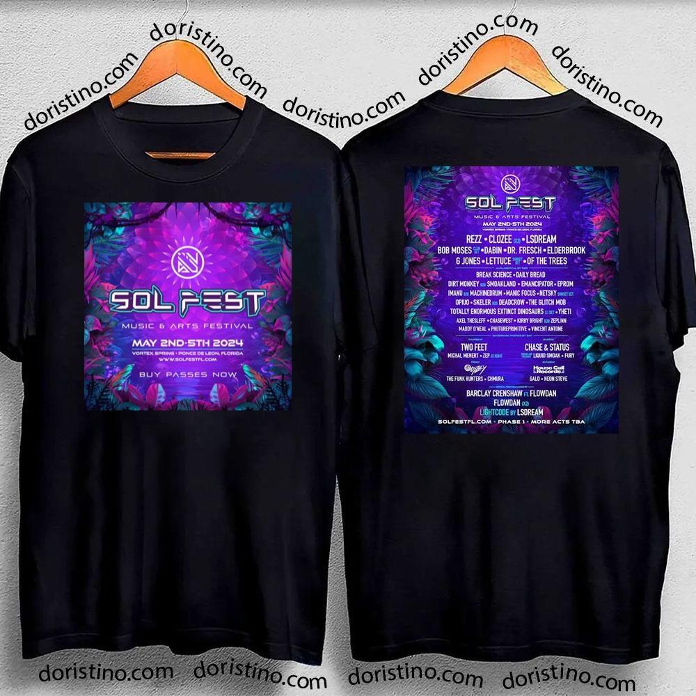 Sol Fest 2024 Double Sides Shirt