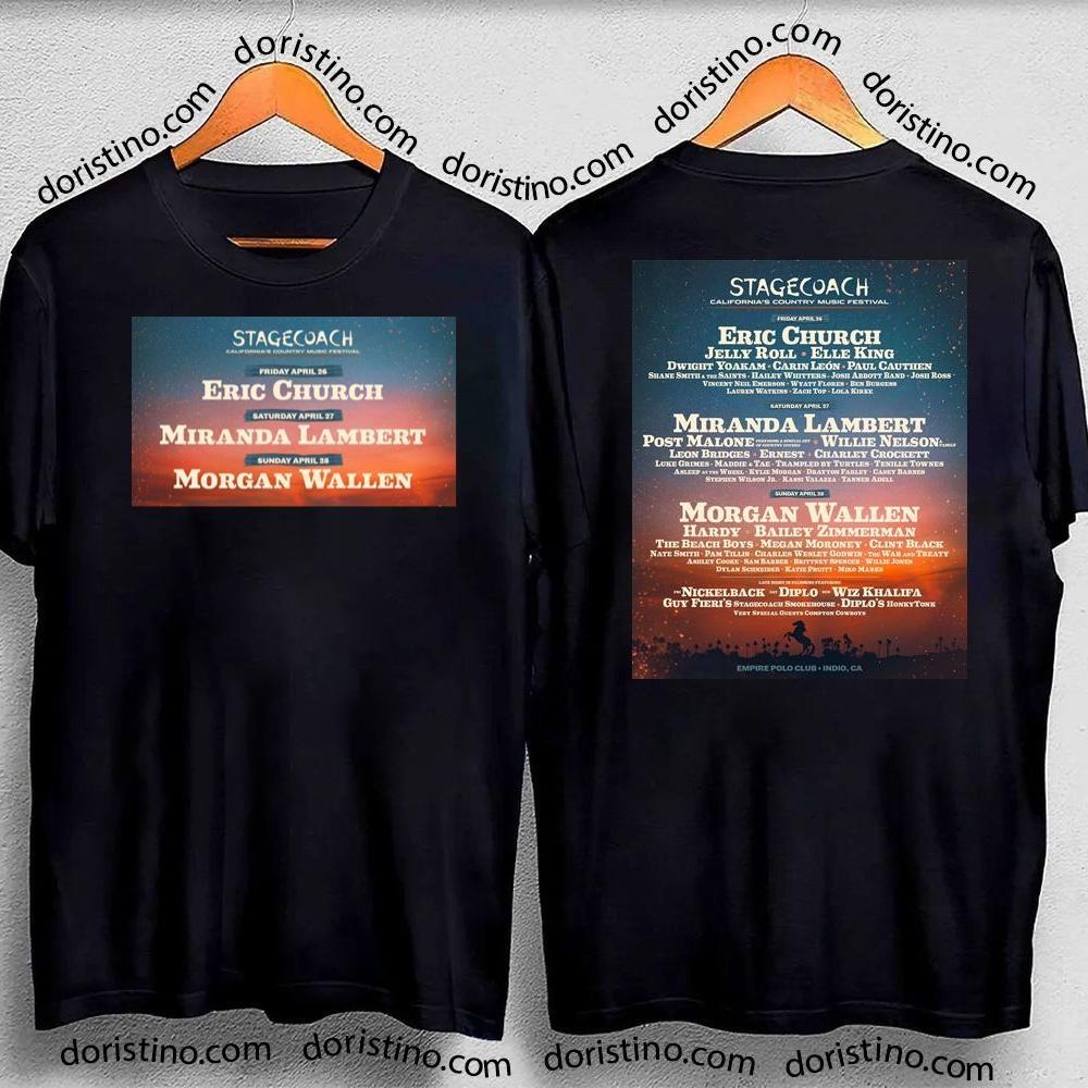 Stagecoach Country Music Festival 2024 Double Sides Shirt