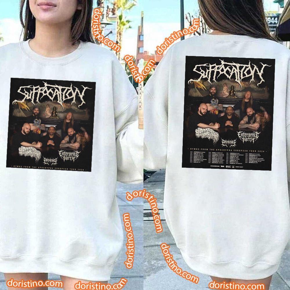 Suffocation Eu Tour 2024 Double Sides Shirt