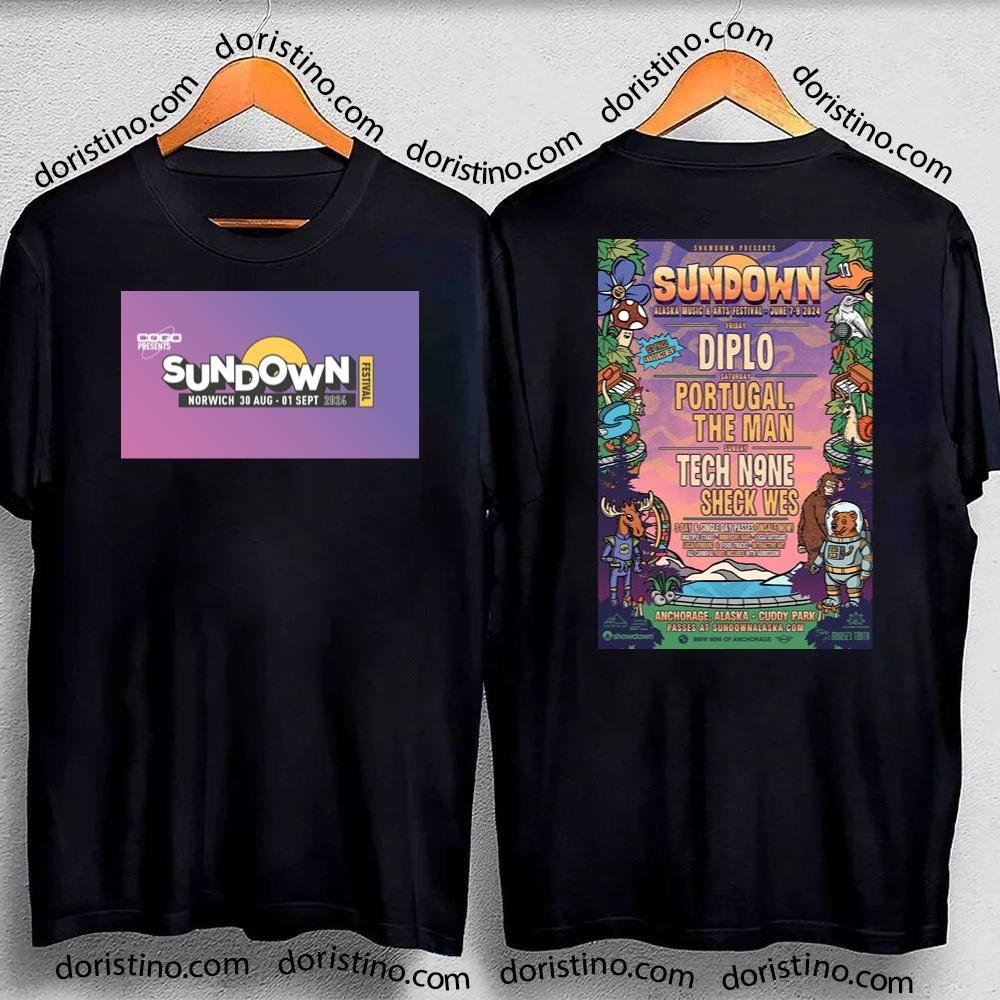 Sundown Festival 2024 Double Sides Shirt