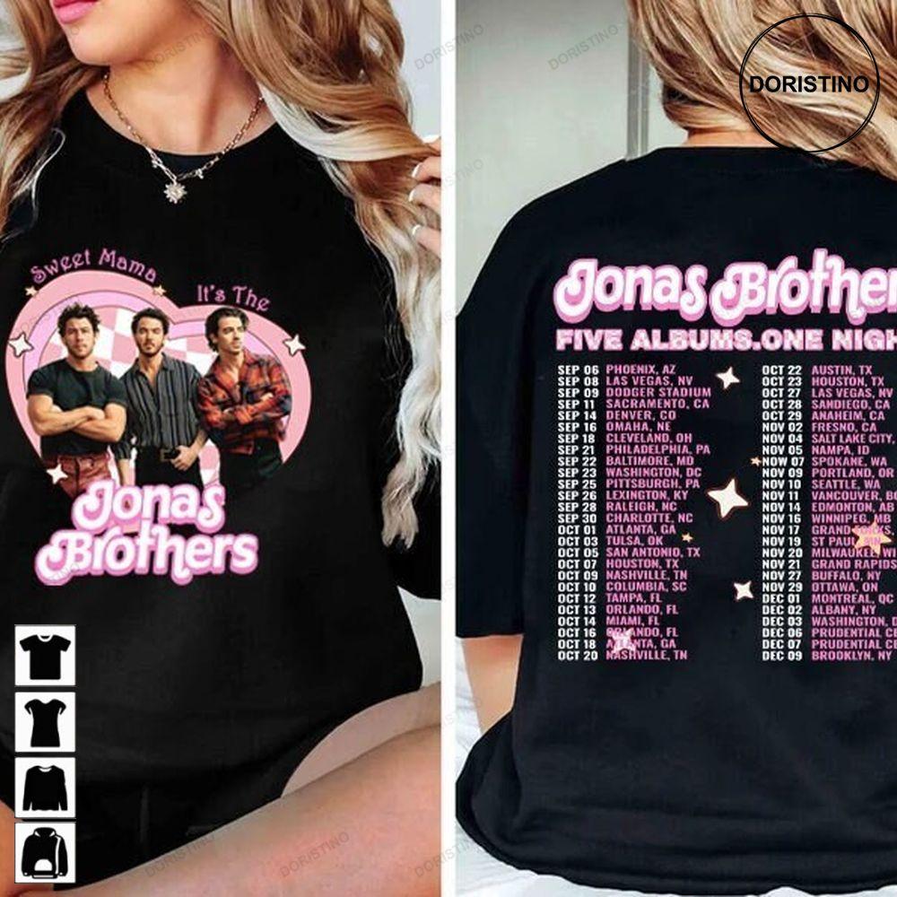 Sweet Mama Its The Jonas Brothers Concert Doubleside Double Sides Tshirt