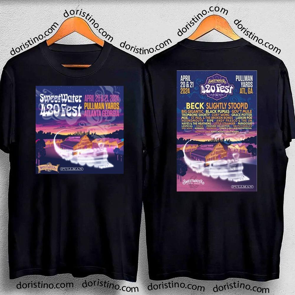 Sweetwater 420 Festival 2024 Double Sides Shirt