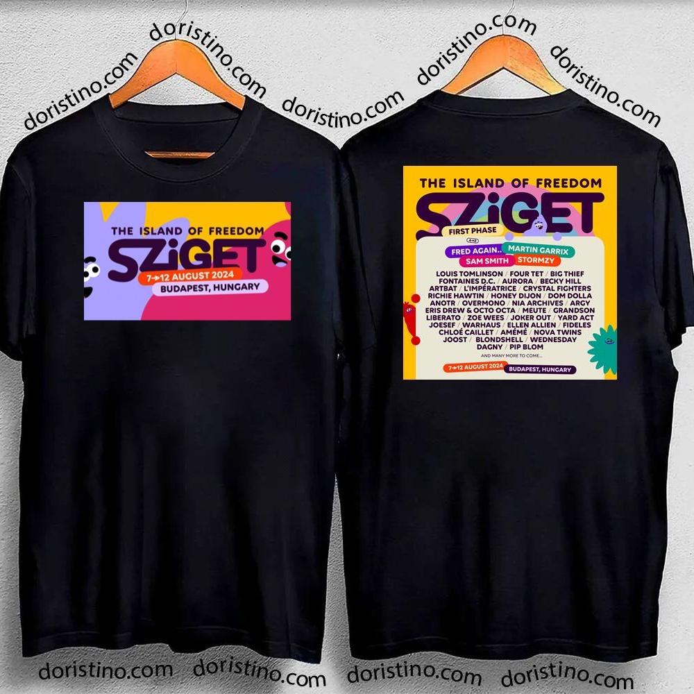 Sziget 2024 Double Sides Awesome Shirt