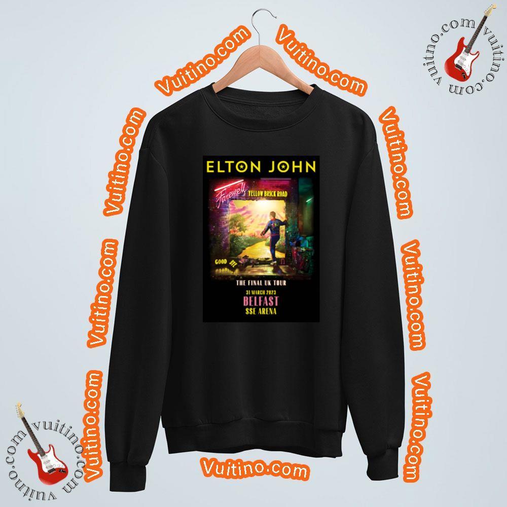 Elton John Farewell Yellow Brick Road Belfast Sse Arena Shirt