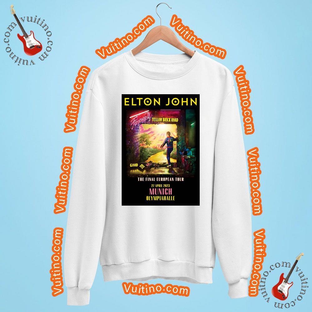 Elton John Farewell Yellow Brick Road Eu Tour Munich Olympiahalle Shirt