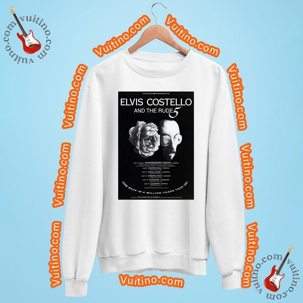 Elvis Costello Come Back In A Million Years 1991 Uk Tour Apparel