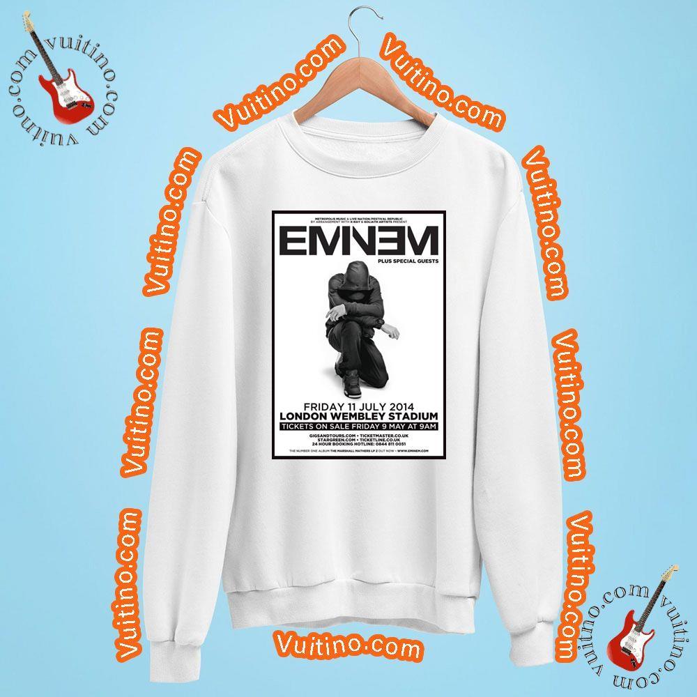 Eminem London Wembley Stadium 2014 Merch