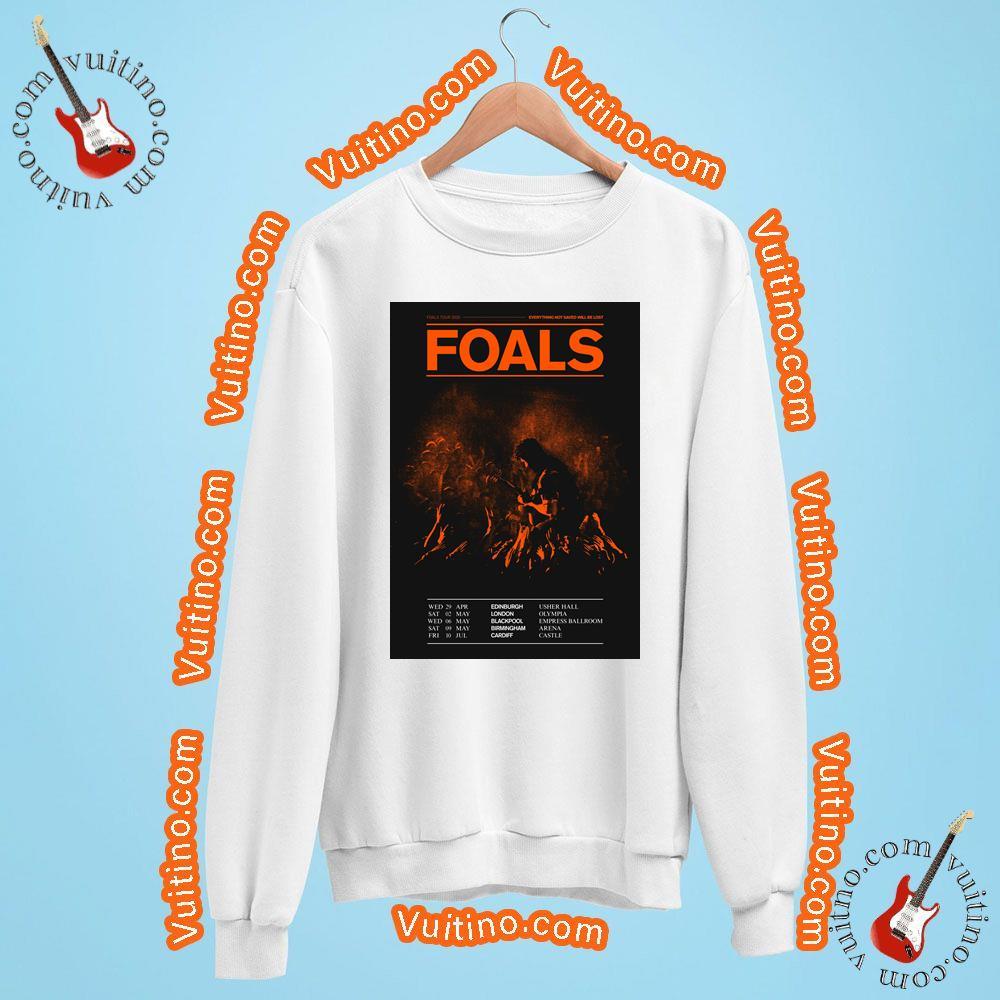 Foals Everything Not Saved Will Be Lost 2020 Uk Tour Shirt