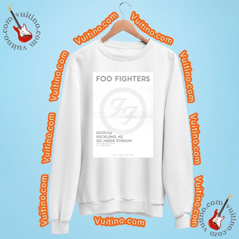 Foo Fighters But Here We Are 2023 Auckland Go Media Stadium Merch