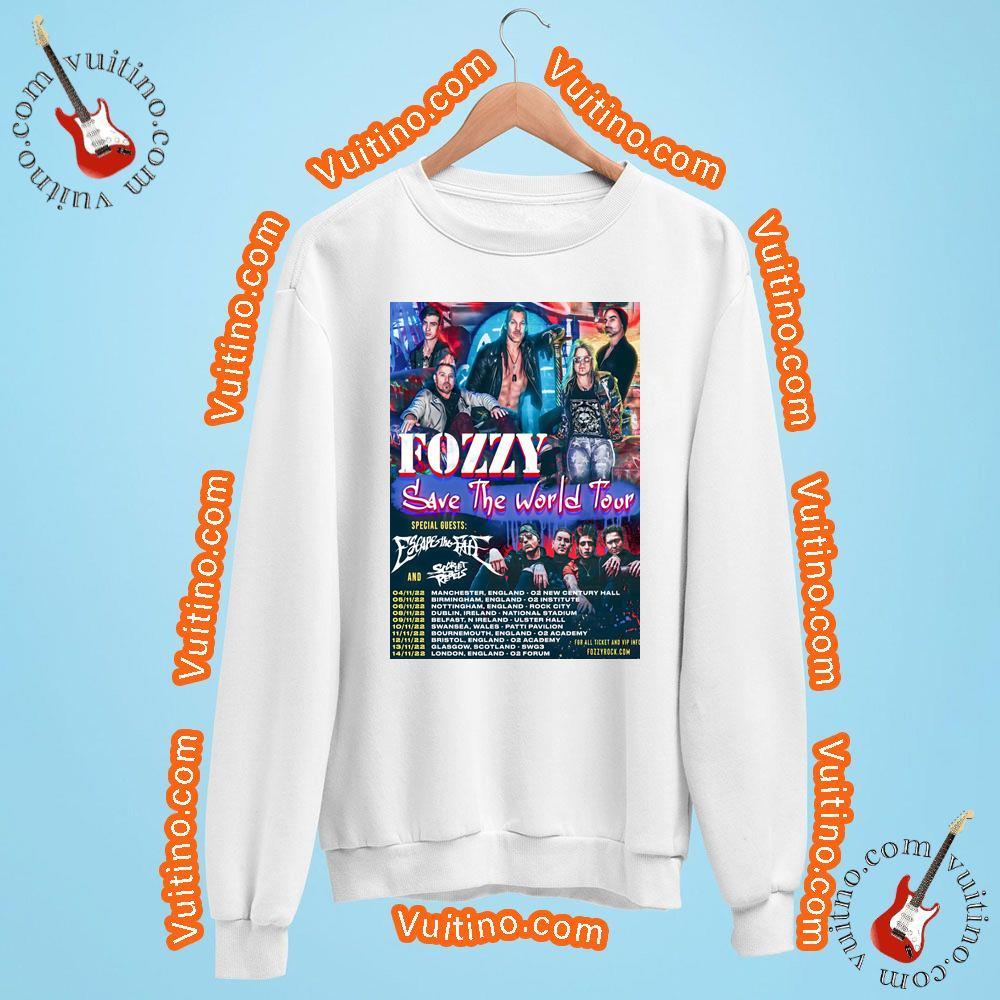 Fozzy Save The World Tour 2022 Apparel