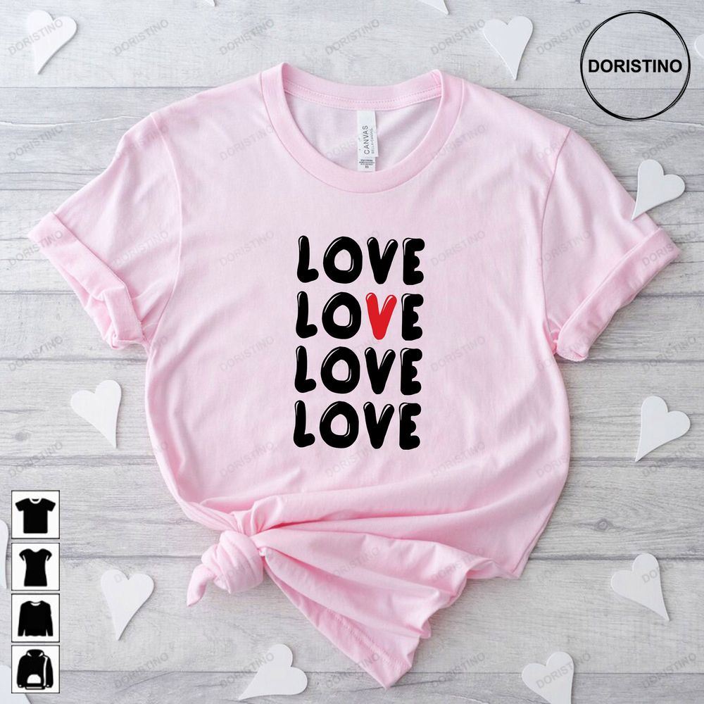 Love Cute Love With Hearts Boyfriend And Girlfriend Gift Couple Ideas Matching Love Valentines Love Nhplq Trending Style