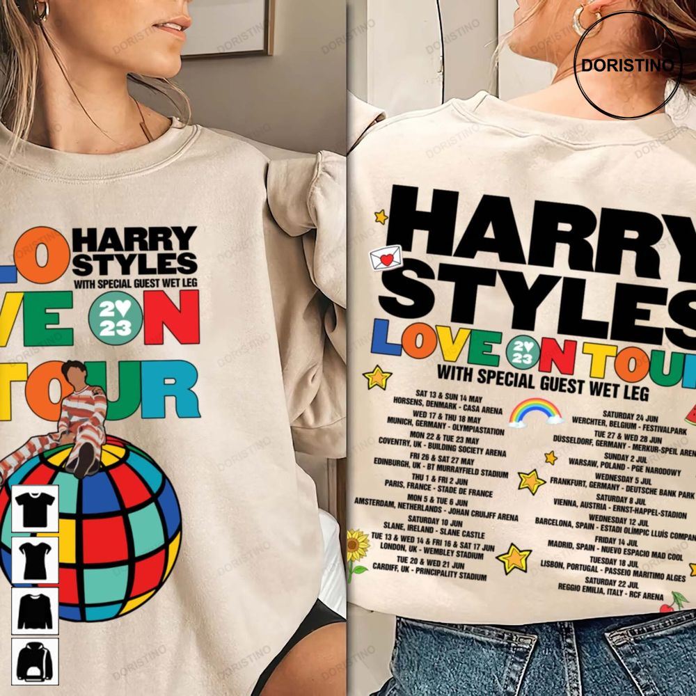 Love On Tour 2023 Harry Tour 2023 Music Tour Harry Hslot 2023 Gifts For Fan Y3jqg Trending Style