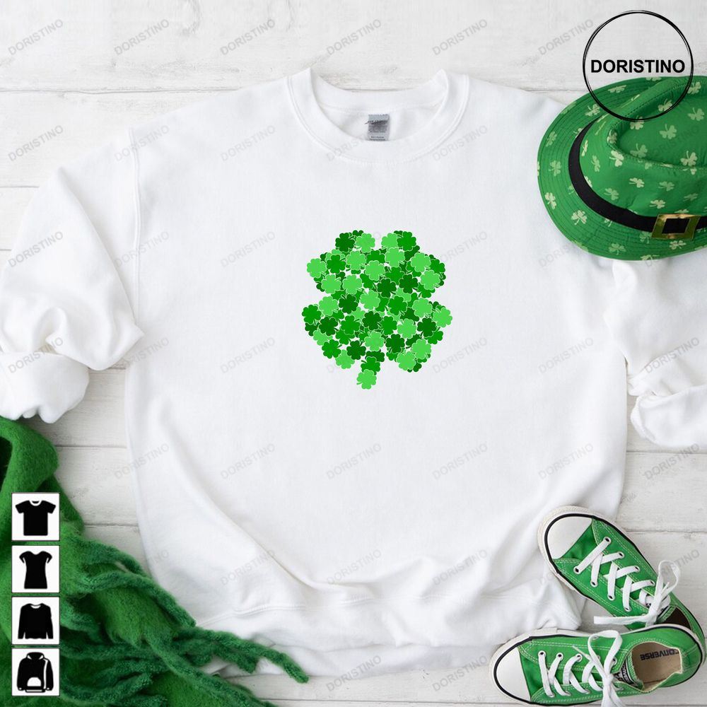 Lucky Clover St Patricks Day Saint Patrick's Pullover Lucky Simple Holiday Trending Style
