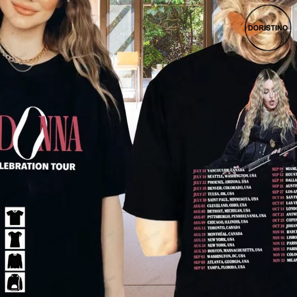 Madonna The Celebration Tour 2023 Madonna Queen Of Pop Madonna Music Gift Tee For You And Your Friends Awesome Shirts