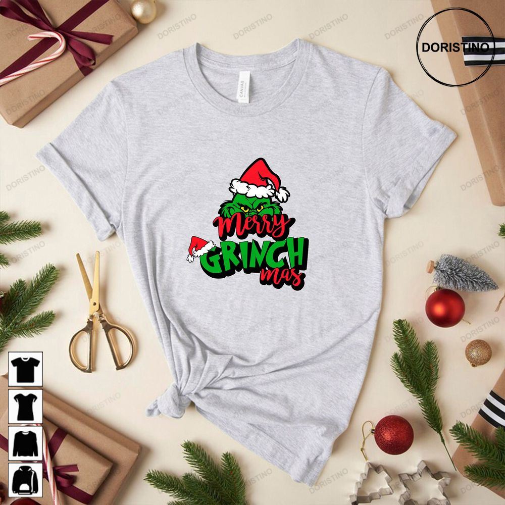 Merry Grinchmas Or • Grinch Poses • Merry Christmas • Merry Grinchmas • Funny Christmas Gift Trending Style