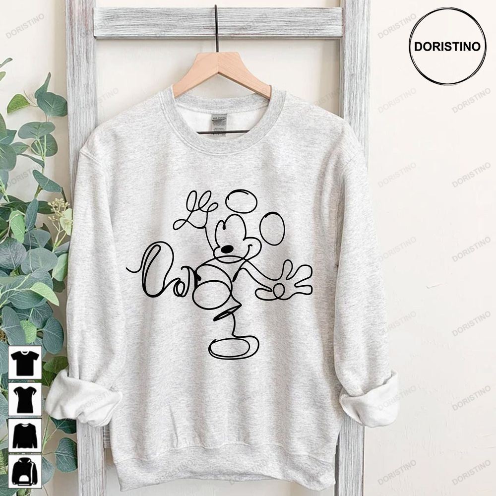 Mickey Disney Mickey Disney Unisex Crewneck Disney Mickey Awesome Shirts