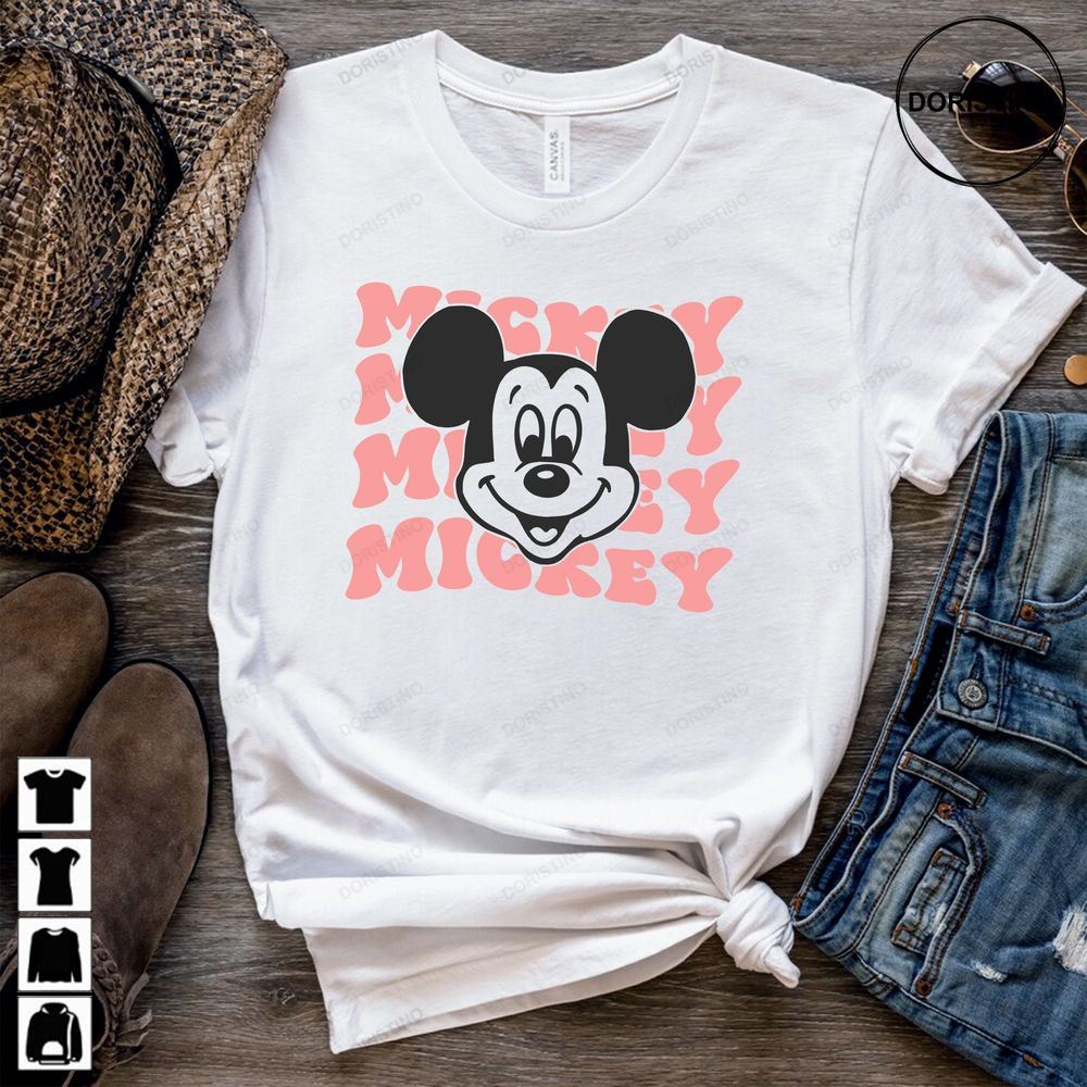Mickey Mouse Vintage Mickey Mouse Disney Disneyland Disney World Matching Family Disney Awesome Shirts