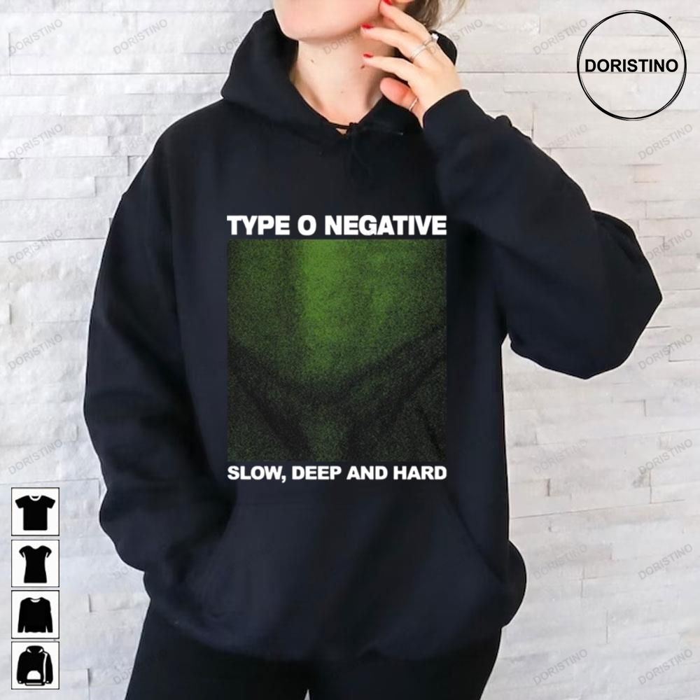 Official Type O Negative Merch Store Slow Deep Hard Work Tee Smoke Typeonegative  Apparel Clothing Shop - Poteesi