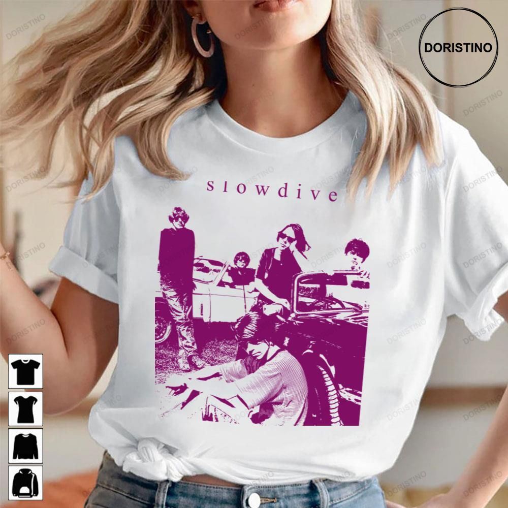 Slowdive Fanart Limited Edition T-shirts