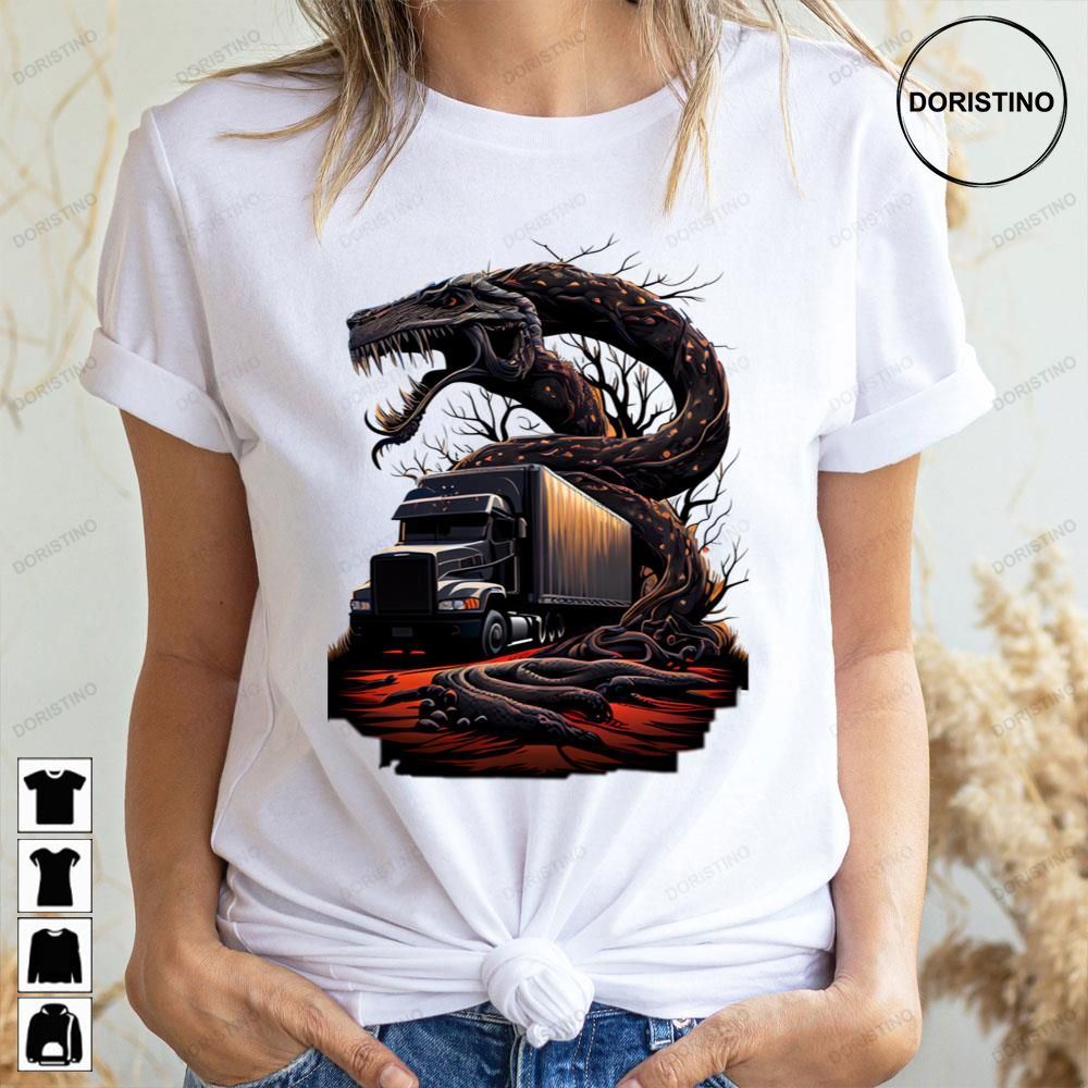 Snake Art Husband Dad Trucker Legend Limited Edition T-shirts