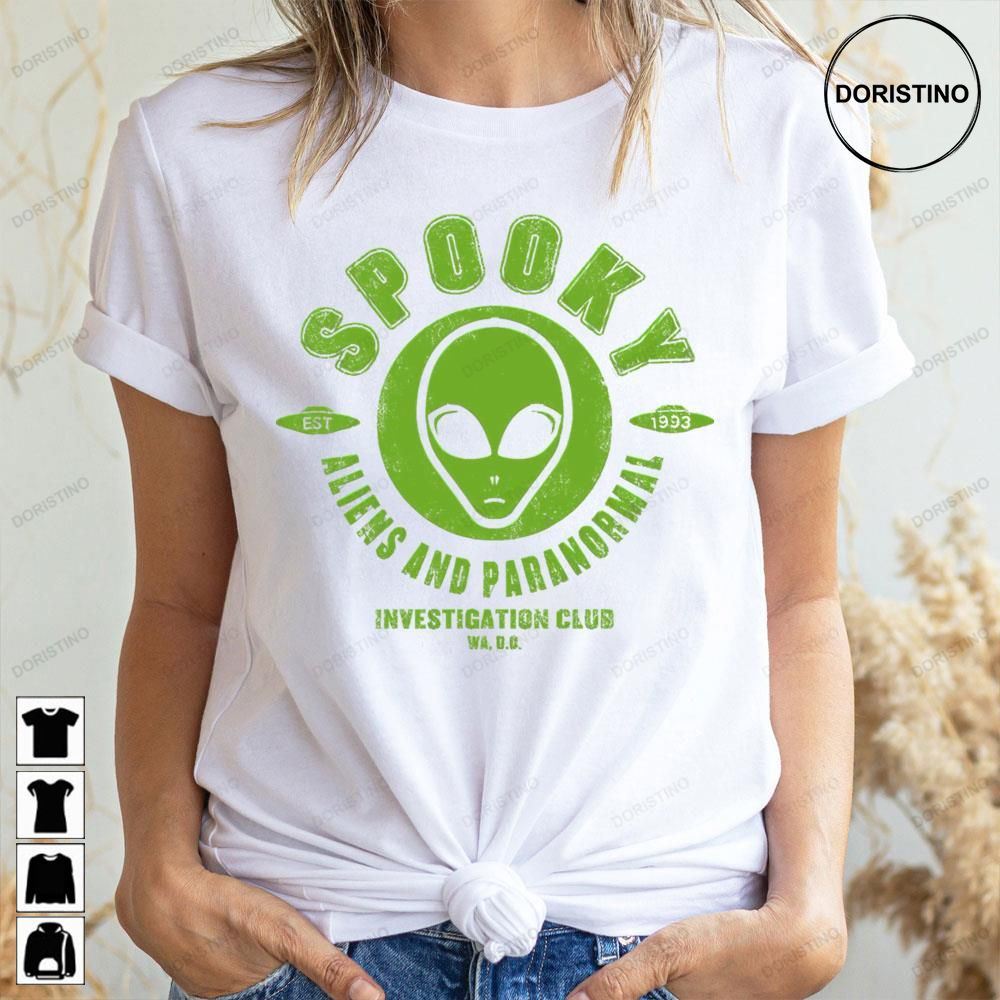 Spooky Aliens And Paranrmal X- Files Doristino Awesome Shirts