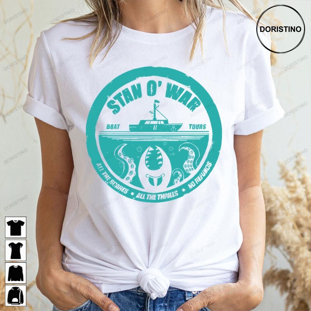 Stan O War Boat Tours Gravity Falls Doristino Limited Edition T-shirts