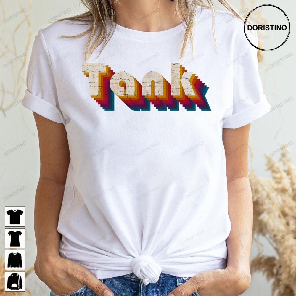 Style Retro Text Tank Doristino Limited Edition T-shirts