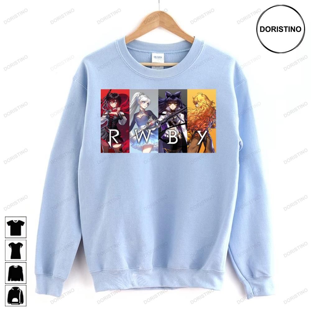 Team Rwby Graphic Art Doristino Awesome Shirts