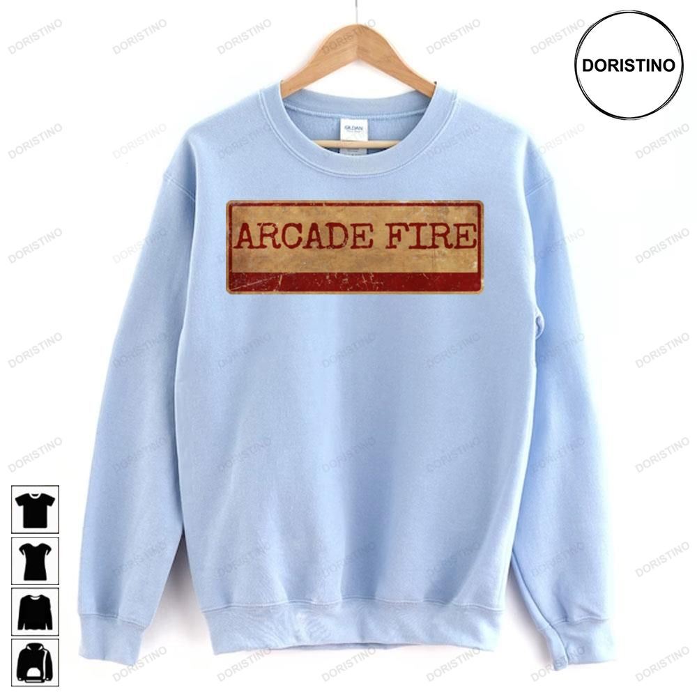 Vintage 70s Arcade Fire Band Doristino Limited Edition T-shirts