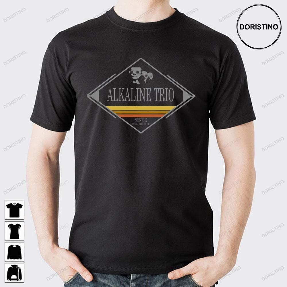 Vintage Art Alkaline Trio Since 1996 Doristino Limited Edition T-shirts