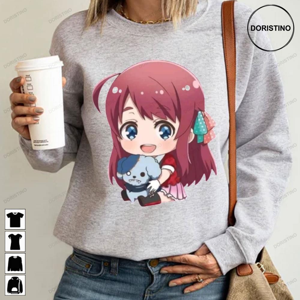 Chibi Zombie Land Saga Art For Fans Graphic Anime Awesome Shirts