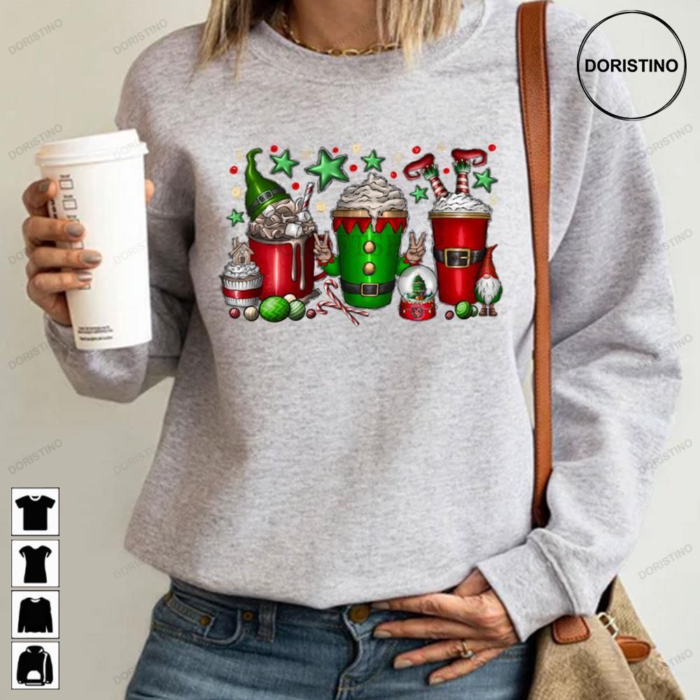 Christmas Coffee Drink Funny Elf Limited Edition T-shirts