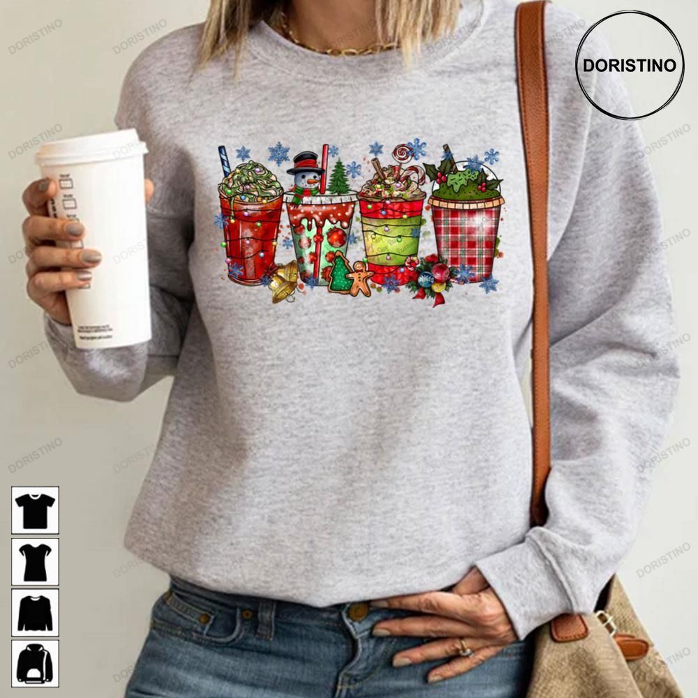 Christmas Coffee Drink Funny Snow Man Trending Style
