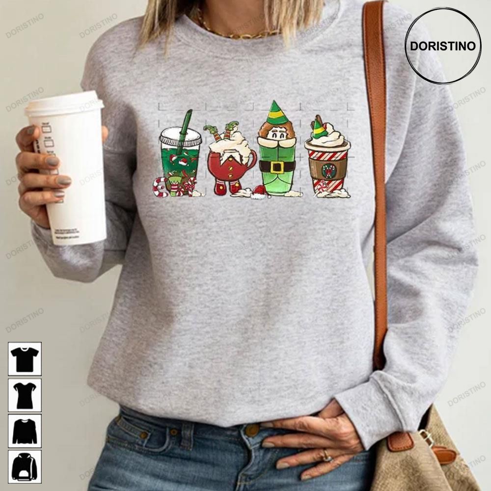Christmas Coffee Latte Elf Limited Edition T-shirts