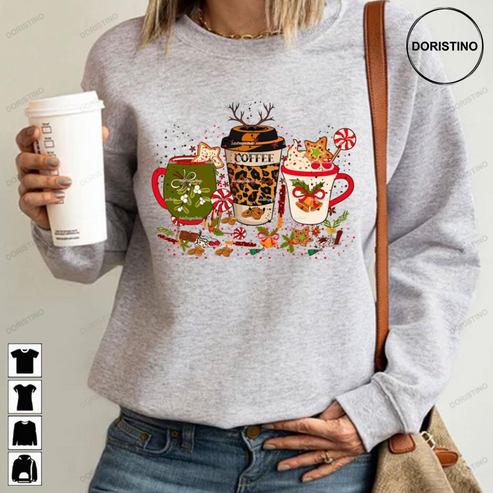 Christmas Coffee Latte Iced Warm Cozy Winter Iced World Trending Style