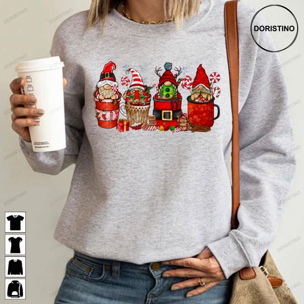 Christmas Gnome Coffee Drink Awesome Shirts