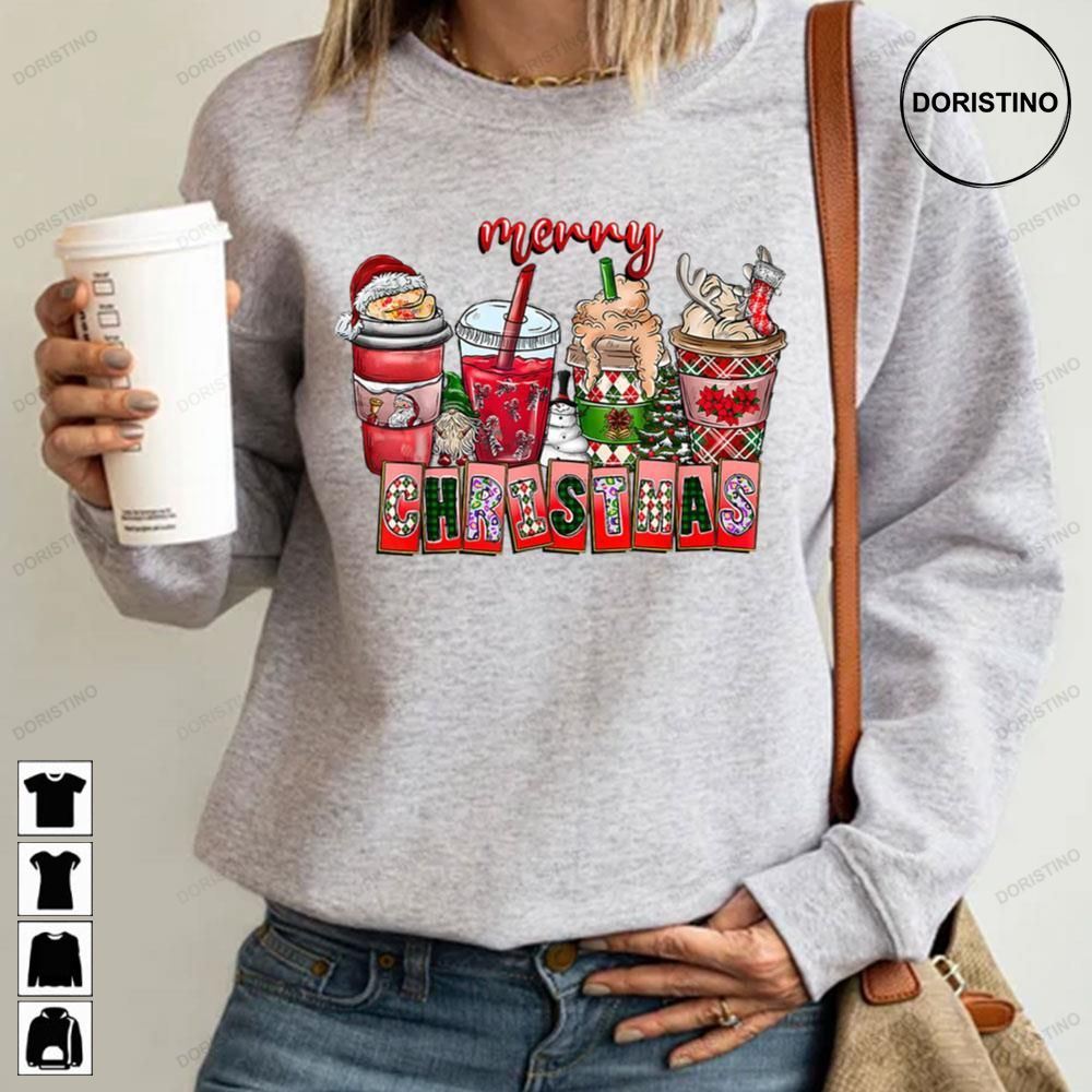 Christmas Santa Claus Coffee Red Art Limited Edition T-shirts